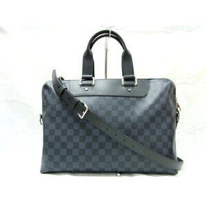 Louis Vuitton LV Damier Cobalt Blue PDJ shoulder business bag